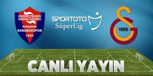 K.D.Ç. Karabükspor - Galatasaray (Canlı)