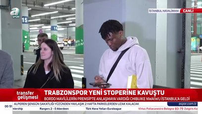 >Trabzonspor'un yeni transfer İstanbul'da! İşte ilk görüntüleri