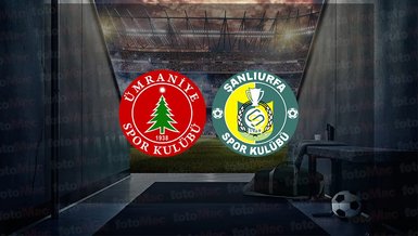 Ümraniyespor - Şanlıurfaspor maçı ne zaman, saat kaçta ve hangi kanalda canlı yayınlanacak? | Trendyol 1. Lig
