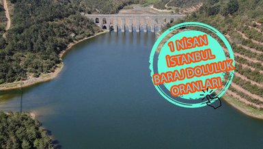 BARAJ DOLULUK ORANLARI - İstanbul baraj doluluk oranı İSKİ 1 Nisan rakamları