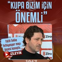 Fatih Tekke: Kupa bizim için önemli