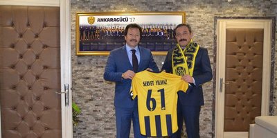 Yılmaz'dan Ankaragücü'ne ziyaret