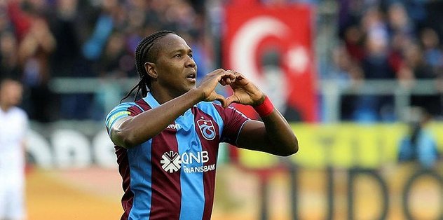 Trabzonspor'da vazgeçilmeyen adam Hugo Rodallega
