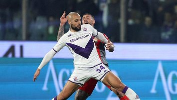 Fiorentina deplasmandan avantajlı dönüyor!