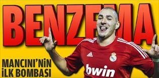 Mancini'nin ilk bombası Benzema
