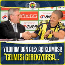 Aziz Yıldırım'dan Alex de Souza açıklaması!