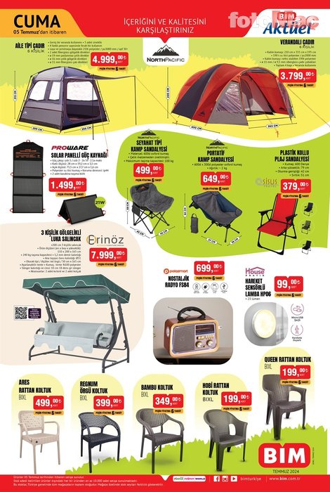 BİM AKTÜEL KATALOG 5 TEMMUZ | Bu Cuma Bim'de hangi ürünler indirimde?