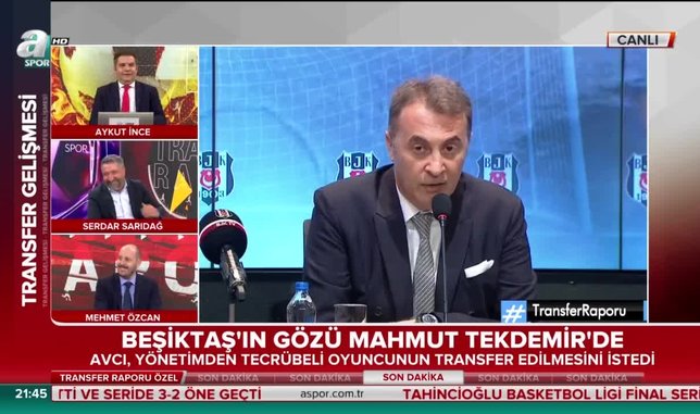 Beşiktaş'ın gözü Mahmut Tekdemir'de