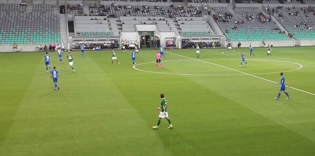 UEFA Avrupa Ligi'nde Rigas deplasmanda Olimpija Ljubljana'yı devirdi!