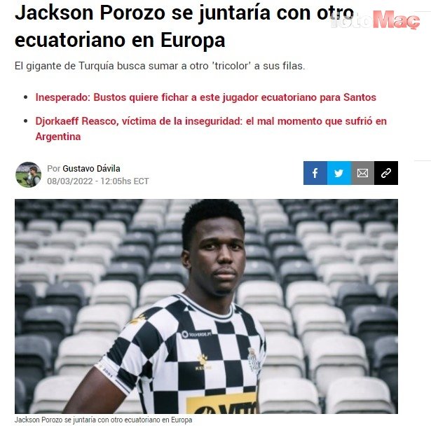 Fenerbahçe için sürpriz transfer gelişmesi! Jackson Porozo...
