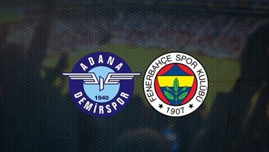 Adana Demirspor Fenerbahçe maçı (CANLI)