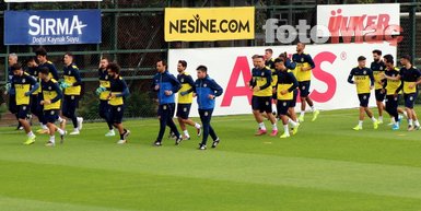 Fenerbahçe’nin Kasımpaşa maçı öncesi idmanından kareler