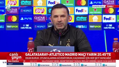 >Okan Buruk A. Madrid maçı öncesi konuştu