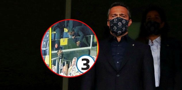 İşte ekranlara yansımayan o an! Ali Koç ve Volkan Demirel...