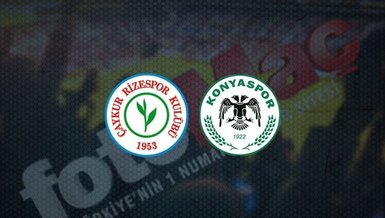 Çaykur Rizespor - Konyaspor maçı CANLI
