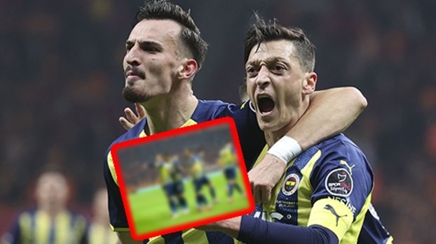 Galatasaray taraftarından Fenerbahçeli Mesut Özil'e tepki! O hareket sonrası...