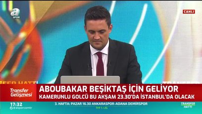 >Aboubakar Beşiktaş için İstanbul'a geliyor
