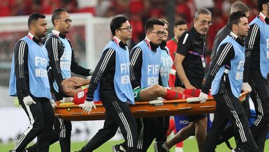 Beşiktaşlı Romain Saiss Fas Portekiz mücadelesinde sakatlandı!