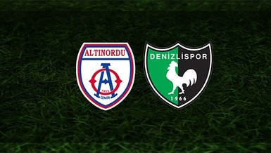Altınordu - Denizlispor maçı ne zaman saat kaçta ve hangi kanalda CANLI yayınlanacak?
