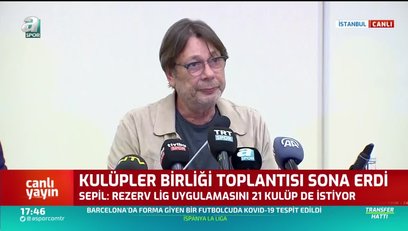 >Mehmet Sepil'den Rezerv lig açıklaması!