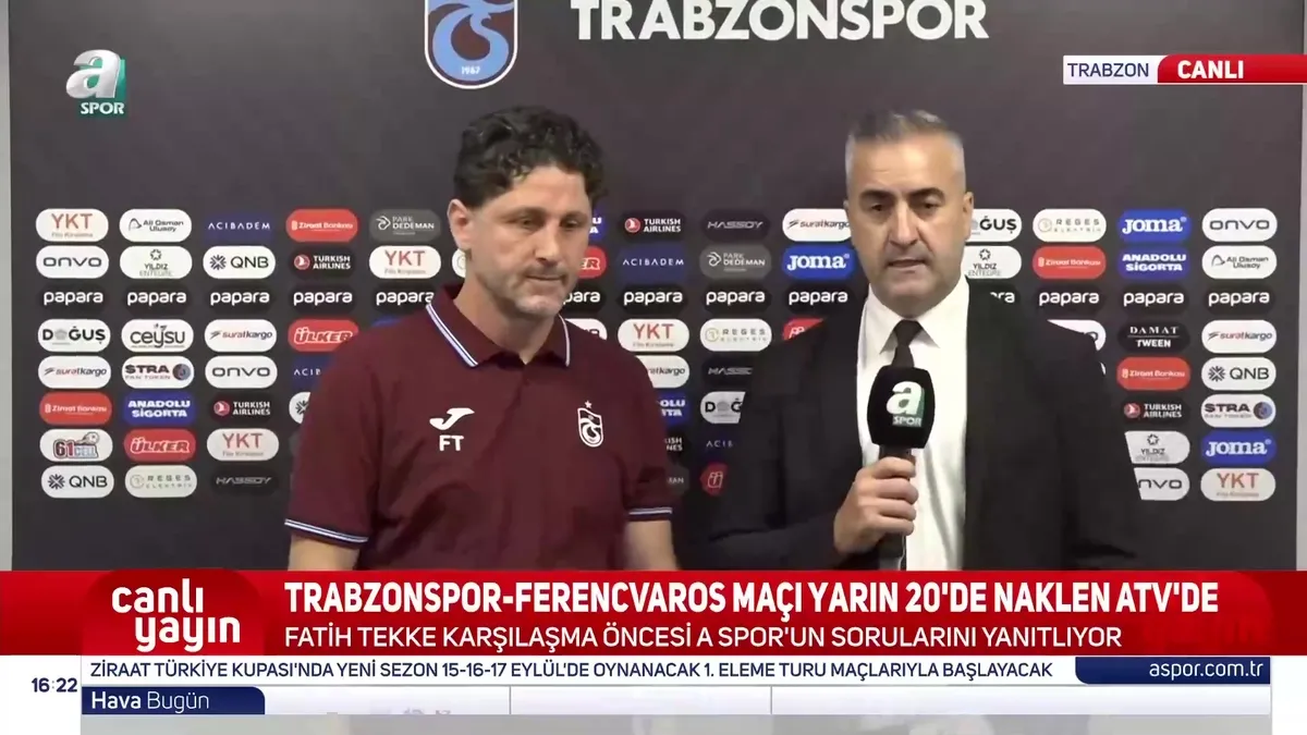 Fatih Tekke'den Salah Sorusuna Yanıt