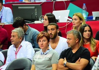 Türkiye - Letonya maçından renkli kareler