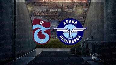 Trabzonspor Adana Demirspor maçı CANLI