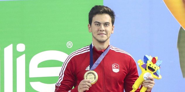 Berkay Öğretir'den Akdeniz Oyunları'nda hem rekor hem altın madalya
