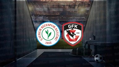 Rizespor - Gaziantep FK maçı | CANLI İZLE