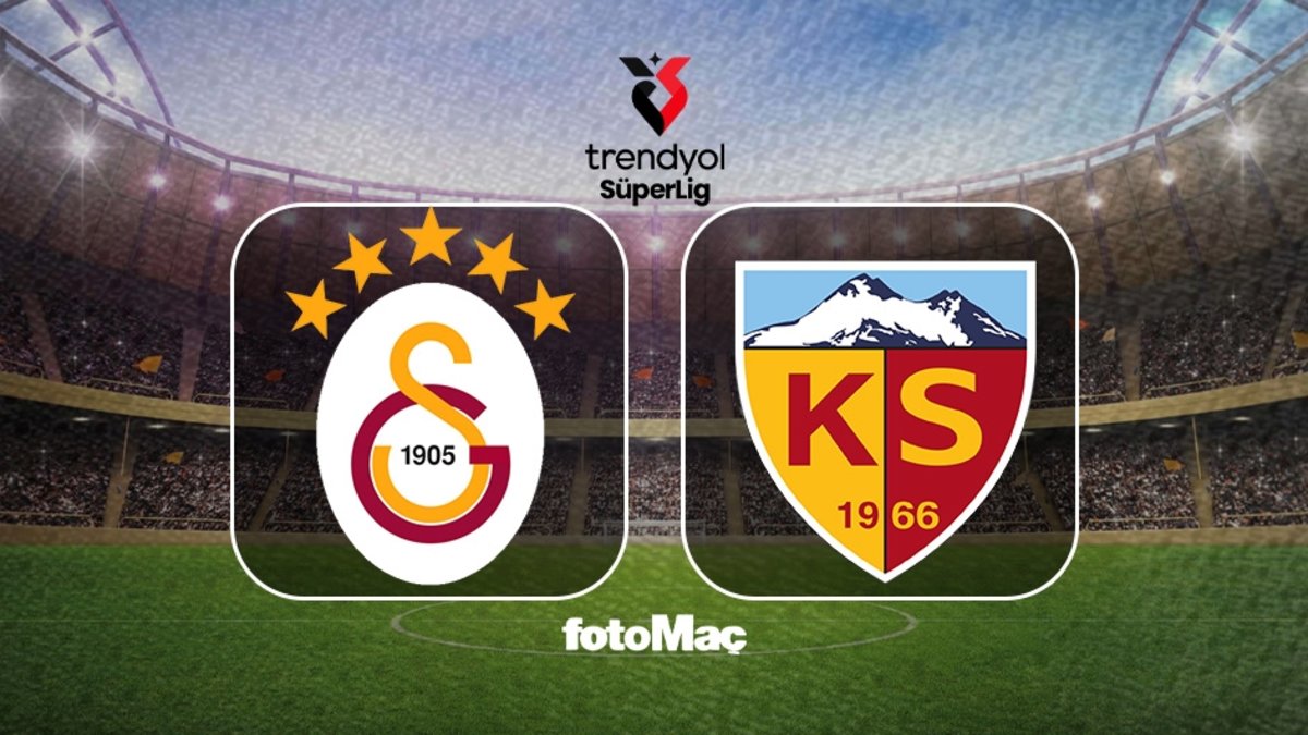 Galatasaray Kayserispor maçı canlı yayın bilgileri | Ne zaman, saat kaçta, hangi kanalda?