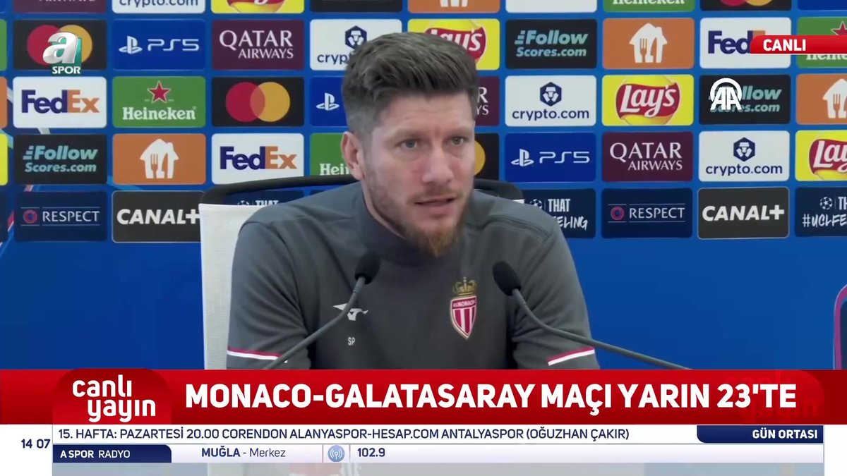 Monaco Teknik Direktörü Sebastien Pocognoli: Yüzde yüzümüzü vermeliyiz videosunu izle | Fotomaç TV