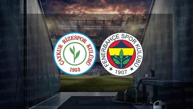 RİZESPOR FENERBAHÇE CANLI İZLE | Çaykur Rizespor - Fenerbahçe maçı ne zaman, saat kaçta ve hangi kanalda? | Trendyol Süper Lig