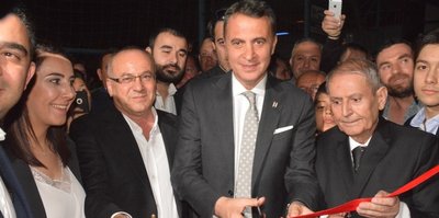 Beşiktaş Başkanı Fikret Orman, Akhisar’da dernek binası açtı