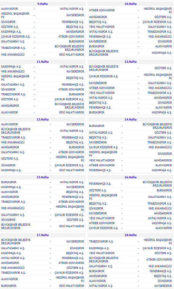2018 2019 Spor Toto Super Lig Lefter Kucukandonyadis Sezonu Fikstur Cekimi Yapildi Iste Derbi Tarihleri Fotoma