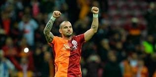 Wesley Sneijder bugün sahada