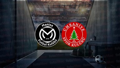 Manisa FK - Ümraniyespor maçı ne zaman, saat kaçta ve hangi kanalda canlı yayınlanacak? | Trendyol 1. Lig