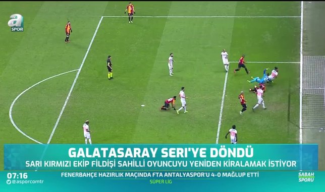 Galatasaray Seri'ye döndü
