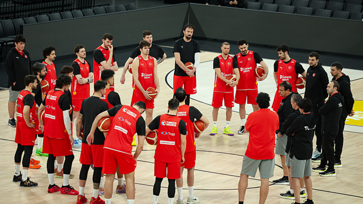 A Milli Erkek Basketbol Takımı, Sırbistan maçının hazırlıklarını tamamladı