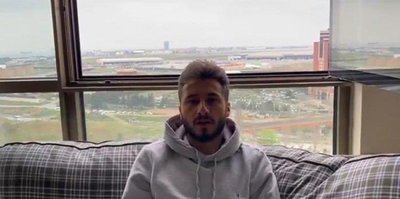 Kayserisporlu futbolcu Enver Cenk Şahin'den "Evde kal" çağrısı