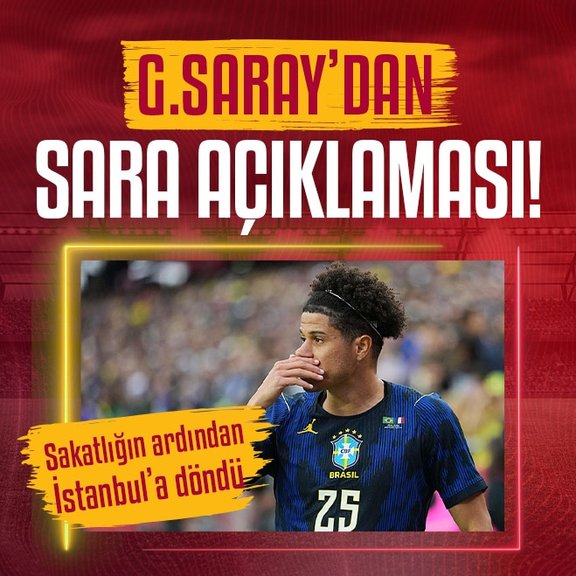 Galatasaray’dan Gabriel Sara açıklaması!