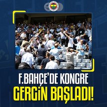 Fenerbahçe'de kongre gergin başladı!