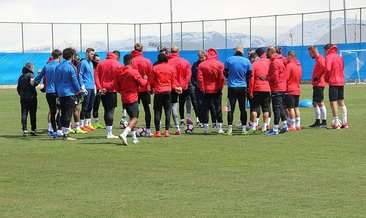 Erzurumspor Göztepe maçı hazırlıklarını sürdürdü