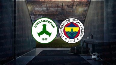 GİRESUNSPOR - FENERBAHÇE CANLI İZLE | Giresunspor - Fenerbahçe maçı ne zaman, saat kaçta? FB maçı hangi kanalda canlı yayınlanacak?