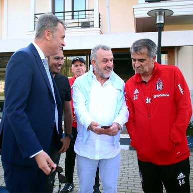 Beşiktaş antrenmanında Fikret Orman sürprizi