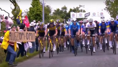Son dakika spor haberleri | Fransa Bisiklet Turu'nda kazaya sebep olan kişi gözaltına alındı!