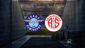A. Demirspor - Antalyaspor  |  CANLI