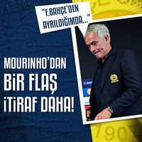 Mourinho'dan flaş itiraf! "F.Bahçe'den ayrıldığımda..."