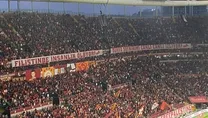 G.Saray’dan Filistin’e destek pankartı!