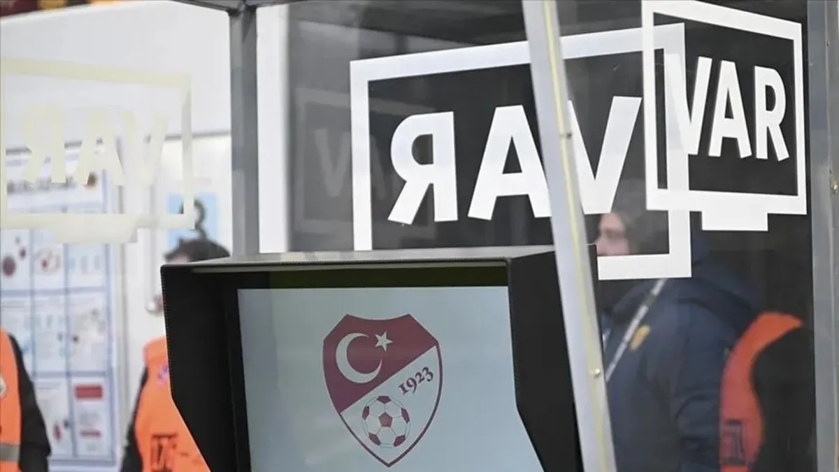 Süper Lig'de 2. Haftanın VAR Hakemleri Belli Oldu!