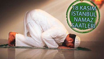 İstanbul namaz vakti 🤲 18 Kasım 2024